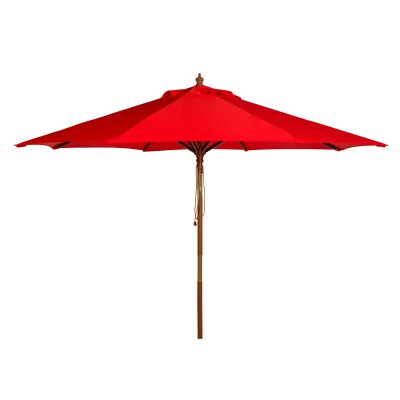 Safavieh Cannes 9' Wooden Outdoor Umbrella, Multiple Colors   563068446